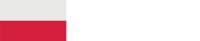 Flaga Polski i napis